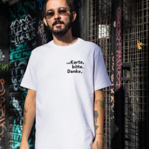 Unisex T-shirt "Mit Karte..."