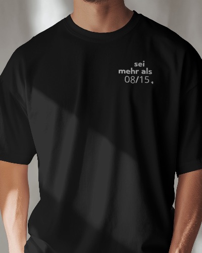 sei mehr als 0815 black tshirt Unisex T-shirt "Sei Mehr..."